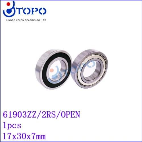 17*30*7mm Deep Groove Ball Bearings61903 ZZ/2RS/OPEN