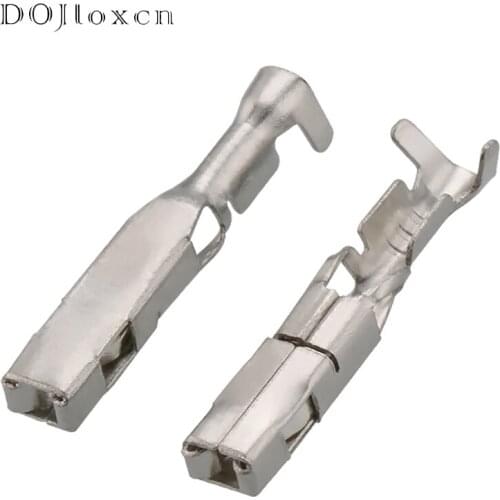 50 Pcs Crimp Terminal 1.5 Series Small Auto Electrical Female Wire Terminal For 24 Pin Ecu Automotive Connectors