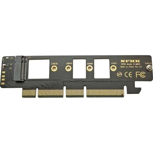 22110 NVMe M.2 NGFF SSDto PCIe x4 to NVMe M.2 adapter