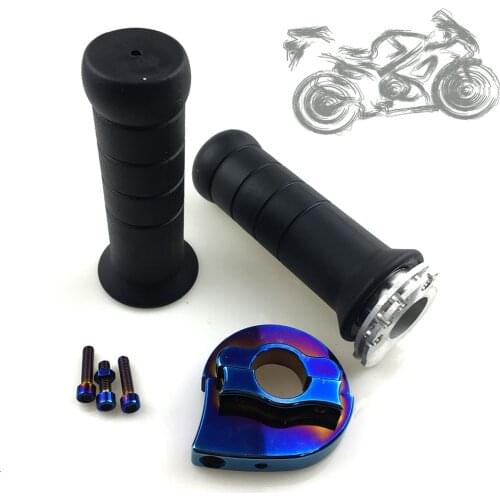 Motorcycle Accessories Motorcycle scooter Modified Universal Aluminum Grips Throttle Handle Motorcycles handlebar