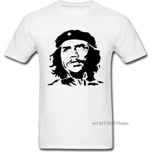 Argentina Che Guevara T-shirt Men Black White T Shirt National Hero Tshirt Character Clothing Custom Cotton Tops Tees
