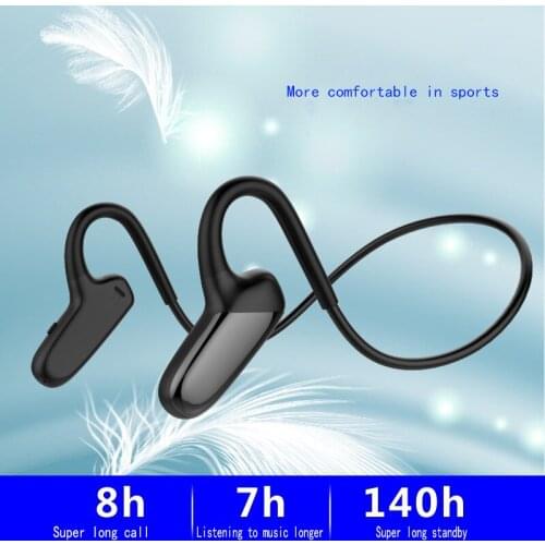 F808 bone conduction headset Bluetooth wireless sports headset IP56 headset stereo hands free microphone anti sweat running