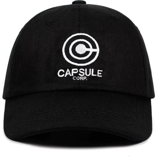 Capsule corp. Dad Hat Anime song 100% Cotton Embroidery Snapback Hats Unisex Baseball Caps Men Women Holiday