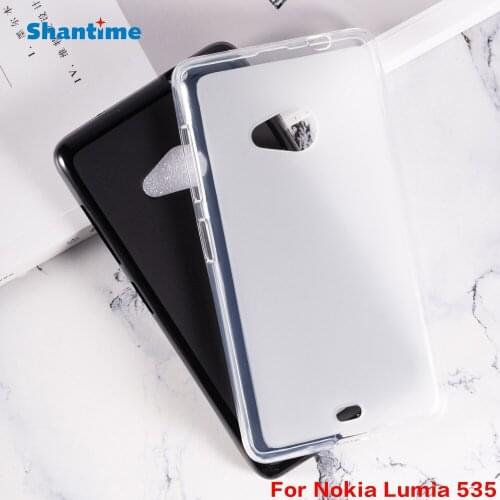 For Nokia Lumia 535 Gel Pudding Silicone Phone Protective Back Shell For Nokia Lumia 535 Soft TPU Case
