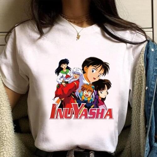 Inuyasha T-Shirts Men Sesshoumaru Higurashi Kagome Anime Funny Cartoon Graphic Tees Men/women Summer Comfortable Tops Unisex