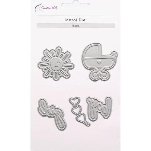 CRZCrafter Metal Cutting Dies Slimline Stencils Die Cuts DIY Crafts For Scrapbooking Cardmaking Journaling Decorations
