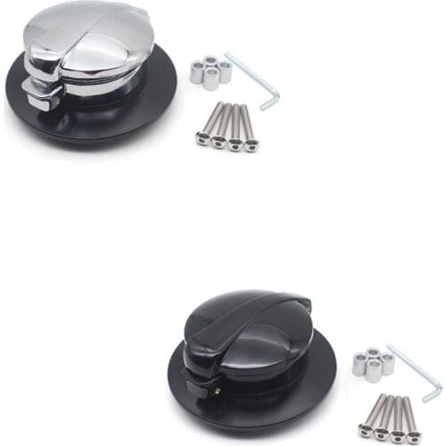 Motorcycle Fuel Filler Door Cover Gas Fuel Tank Cap Cover Suit For-BMW R NINE T R9T 2014-2018