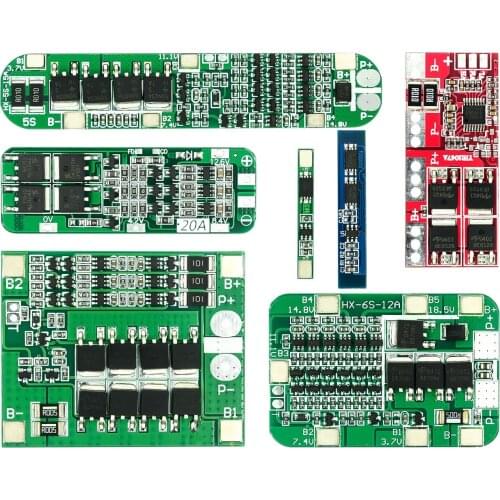1S 2S 3S 4S 3A 20A 30A Li-ion Lithium Battery 18650 Charger PCB BMS Protection Board For Drill Motor Lipo Cell Module 5S 6S