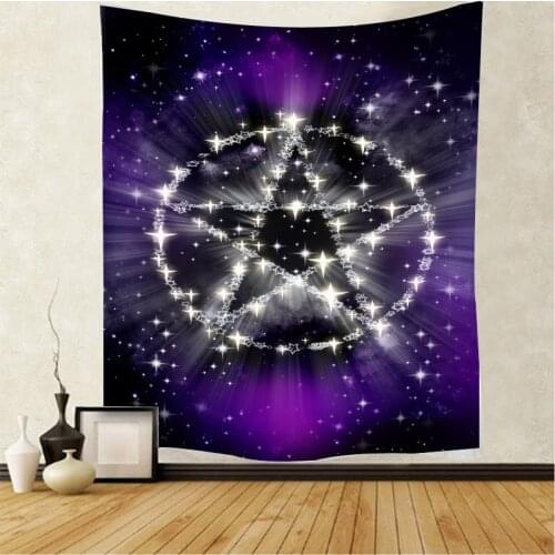 Mandala tapestry psychedelic art wall hanging boho decoration polyester hippie tapestry living room bedroom decoration tapestry