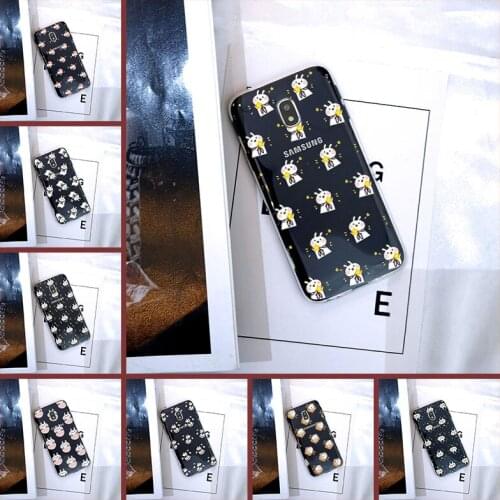 Soft Phone Case Silicone For Samsung Galaxy J2 J5 J7 Prime J3 J5 J7 2015 2016 2017 J4 J6 J8 Plus Kawaii Rabbit Back Cover