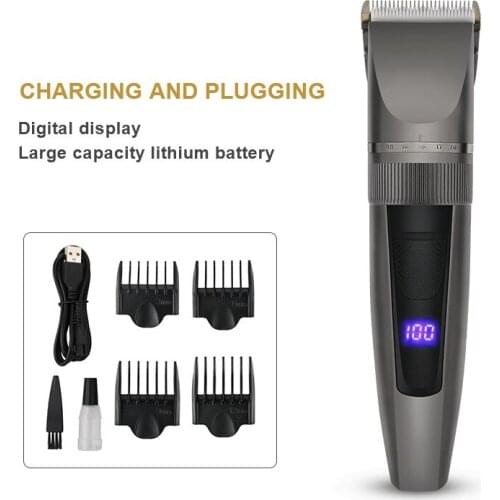 Electric Hair Clippers Set Mens Multifunctional Portable Household Travel Barber Shop General Personal Care Hair Repairer USB