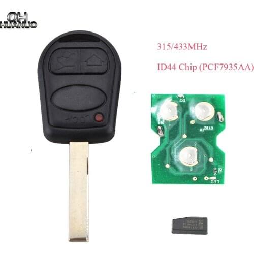 3 buttons complete REMOTE KEY 315MHz/433MHz with PCF7935 ID44 Chip for Land Rover for Range Rover L322 VOGUE HSE