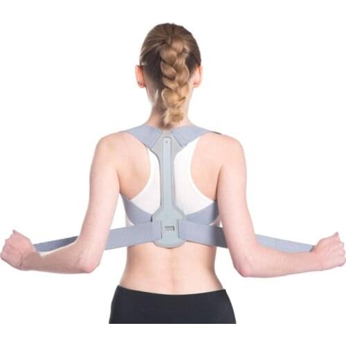 Adjustable Back Supporter Belt Clavicle Spine Shoulder Back Orthopedic Brace Belt Posture Lumbar Corrector Back Support Adult