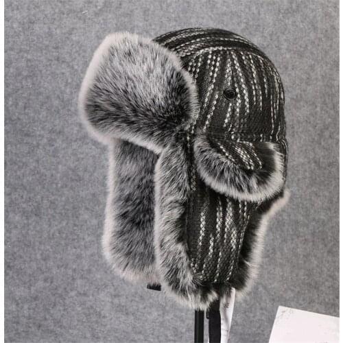 High quality Winter Warm Thick Windproof Cap Outdoor Hiking Hunting Travel Earmuff Hat Ear Flaps Protection cap