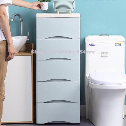 20/25cm Kitchen Gap Drawer Storage Cabinet Refrigerator Gap Storage Cabinet Bathroom Cabinet Narrow Height
