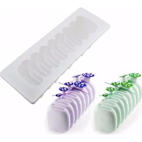 1pc Silicone Non-Stick Shape Mousse Cake Mould Dessert Pastry Baking Pan