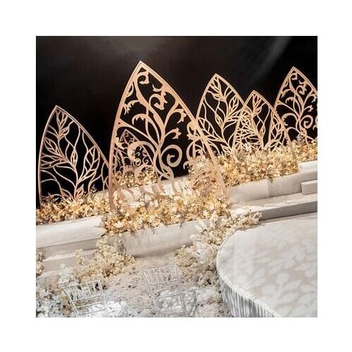 Wedding props stage decorations Chinese wedding decorations XIAOJINSHAN iron art shelf scene layout props Guide