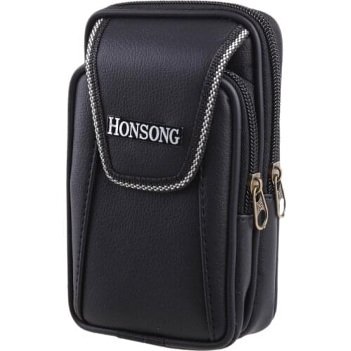 Vintage Men Waist Fanny Pack Belt Bag Multi-FunctionPhone Pouch Travel Hip Hanging Purse Outdoor Small Wallet