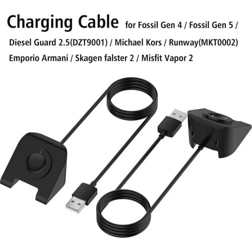 Charger Dock for Fossil Gen 5 Garrett Hr/Carlyle/Julianna Gen 4 Explorist HR/Venture HR/Sport Smartwatch Magnetic Charging Cable