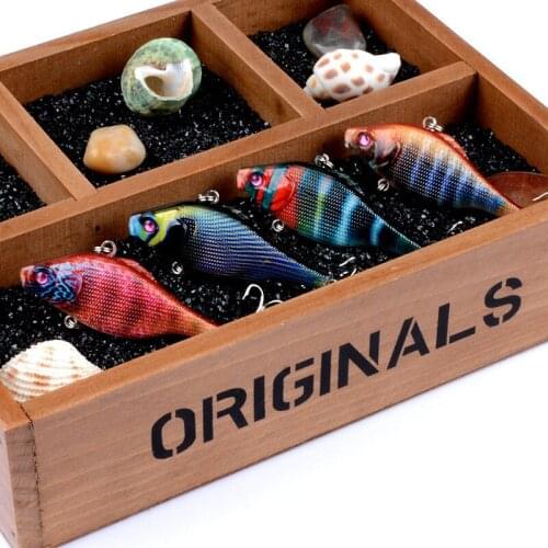 1Pcs 6.5cm/12g Crankbait VIB Hard Baits Lifelike Vibrate Artificial Japan Hard Baits Sea Fishing Pesca Fish Wobbler Tackle