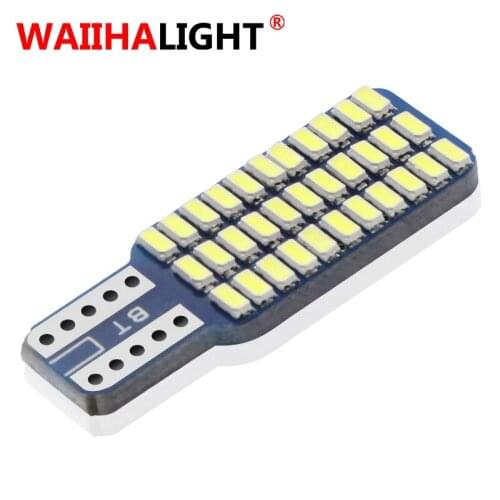 1x T10 192 194 168 W5W LED Bulb 33SMD Car Tail Lights Dome Lamp White 12V Canbus Error Free Clearance Light Car Reading Light