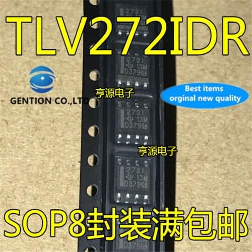 10Pcs 272I TLV272IDR SOP8 Amplifier chip in stock 100% new and original