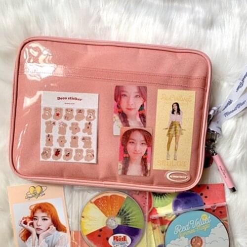 11 13 15 Inch For Mac Ipad Tablet Storage Bag PVC Sleeve Case Waterproof Ipad Liner Bag Student Computer Protective Cover Holder