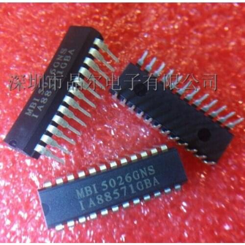 Xinyuan MBI5026GN MBI5026 DIP 16-bit Constant Current LED Sink Driver 100%NEW integrated circuit IC chip 20pcs/lot