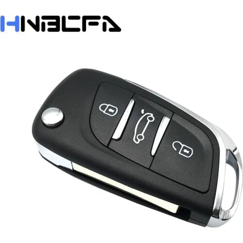 2/3 Buttons CE0523 Car Flip Key Shell Fob For Peugeot 107 207 307 307S 306 407 807 For Citroen C2 C4 C5 Berlingo Xsara Picasso