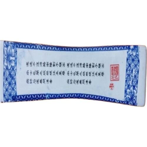 Antique Children play in ancient China figure of porcelain pillow