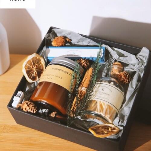 Aromatherapy Candle 520 Gift Box Handmade DIY Bedroom Beast Birthday Gift Pie
