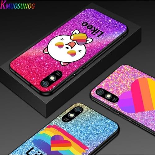 Cute Funny Likee for Xiaomi Redmi 10X Pro 5G 9C 9 GO K30S Ultra K20 8A 8 7A 7 S2 6A 6 5 5A 4X Pro Black Phone Case