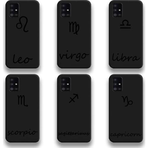 Zodiac Sign Phone Case For Samsung Galaxy A21S A01 A11 A31 A81 A10 A20E A30 A40 A50 A70 A80 A71 A51