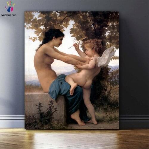 DIY colorings pictures by numbers with colors Angels and good men picture drawing painting by numbers framed Home