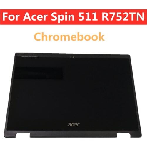 HD LCD Screen Touch Digitizer Assembly With Frame for Acer Chromebook Spin 511 R752TN Series