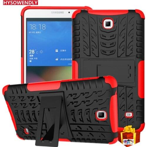 HYSOWENDLY Tablet Case For Samsung Galaxy Tab 4 7.0 T230 T231 T235 T239 SM-T230 7.0" Armor Rugged Hard PC + Soft TPU Cover Cases