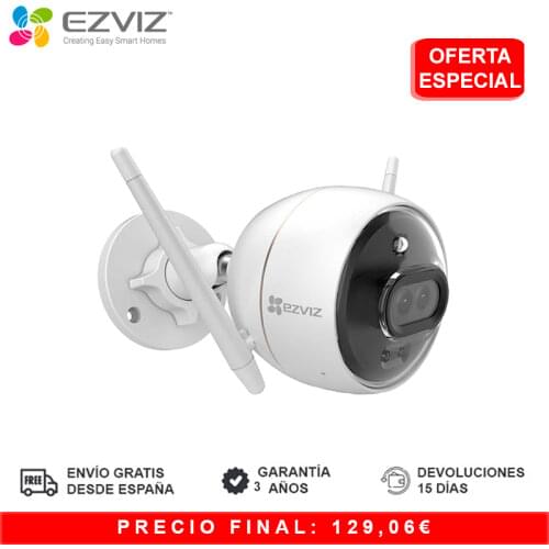 EZVIZ C3X, WiFi security camera, dual lens with integrated AI, color night vision, IP67 certificate, active defense