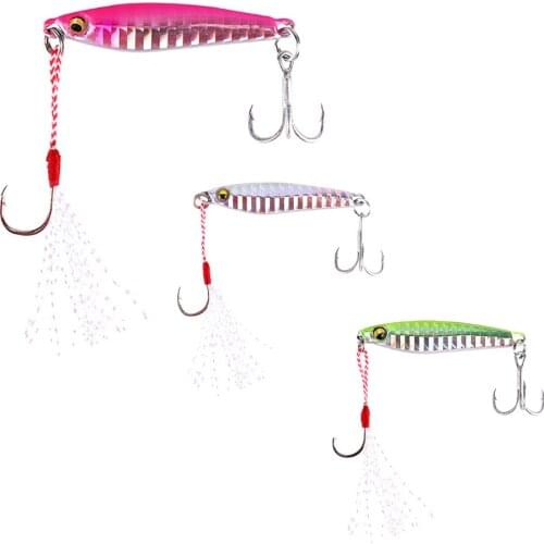 Metal JIG Fishing Lure 10G/15G/20G Hard Artificial Bait Sea Bass Fishing Lure Jigging Fish Baits Fishing Tackle Jig Fishing Lure