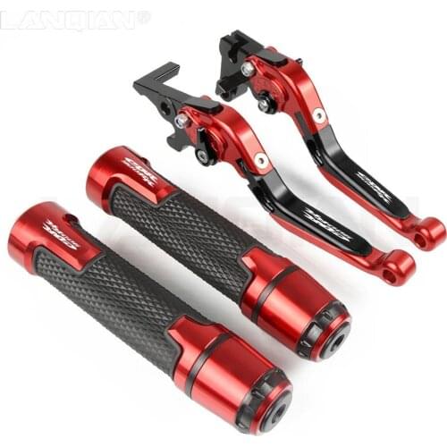 Motorcycle CBR600RR CNC Brake Clutch Lever & 7/8 Handlebar Grips For Honda CBR 600RR 2003 2004 2005 2006 CBR600RR Accessories