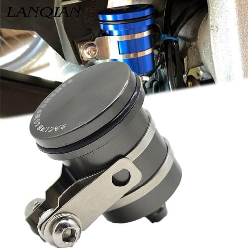 Motorcycle Rear Brake Fluid Reservoir Clutch Tank Oil Fluid Cup Cover For burgman400 gs500 sv gn125 dl650 bandit400-1200 dl650