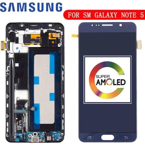 New OLED Display For Samsung Galaxy Note 5 LCD Digitizer Sensor Touch Screen For Samsung Note 5 N920V N920T N920P LCD Screen