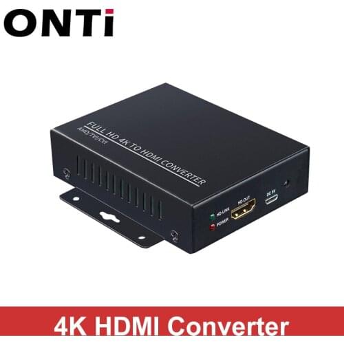 ONTi Full HD Support Auto Recognition 4K 8MP 5MP 4MP 3MP 1080P AHD CVI TVI CVBS to HDMI-compatible Converter for Video Convert
