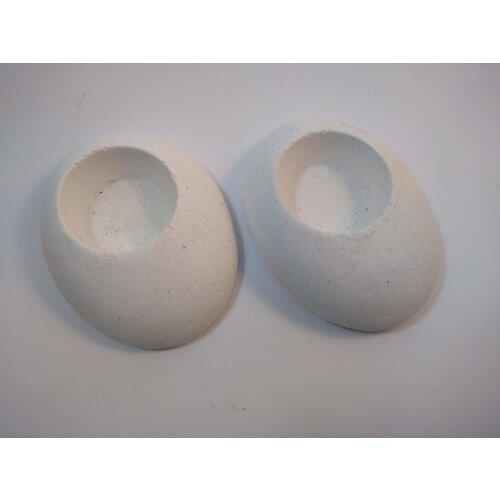 Pcs of cone Design Stone Concept Candle holder paintable decorative objects декоративные предметы под роспись