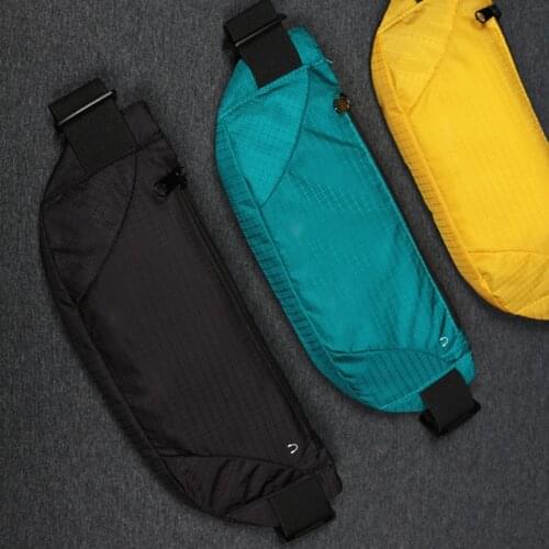 IKE MARTI Running Waist Packs Men Fanny Bag Pack Spors Belt Bag Male Portable Phone Pounch Gym Waist Bag Wallet Elastic Belt Men