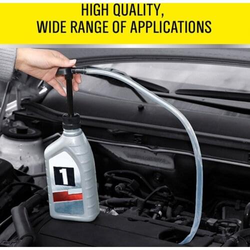 X7AE Fuel Oil Hand Siphon Pump Hand Transfer Petrol Liquid Fluid Pump Car Manual Gas Oil Liquid Syphon