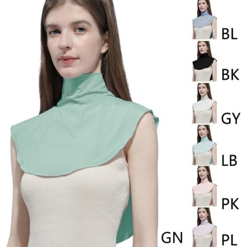 Ice Silk Sun Visor Neck Flap UV Protection Sunscreen Shawl for Outdoor Party Camping Hiking Clothing Accessories