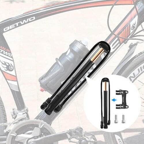 Bike Bicycle Pump Aluminum Alloy Portable High Pressure Pump For Electric Motorcycle Basketball Inflatable Schrader Presta Valve