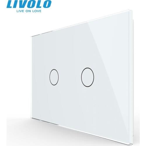 LIVOLO US Standard C9 New Series Wall Touch Screen Panel Switch ,Crystal Glass,ac 110-220V,Backlight Dispaly, Sensor Control
