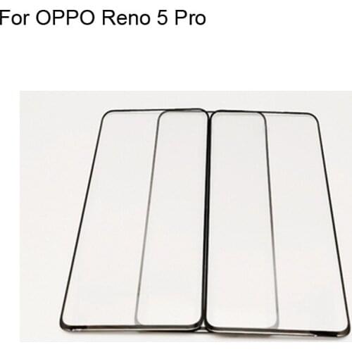 High quality For OPPO Reno 5 Pro Front Outer Glass Lens Touch Screen Outer Glass without Flex cable For OPPO Reno5 Pro