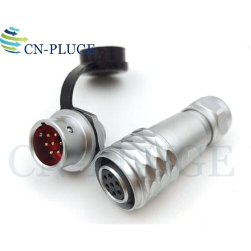 WEIPU SF12 IP67 Waterproof 7 pin Aviation Automotive Connector, LED Power Connector,Male Socket Female Plug